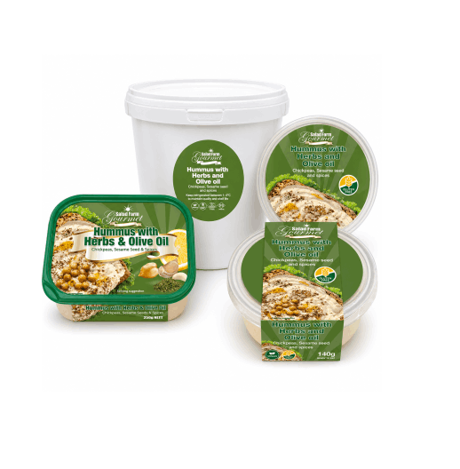 Hummus with Herbs and Olive oil